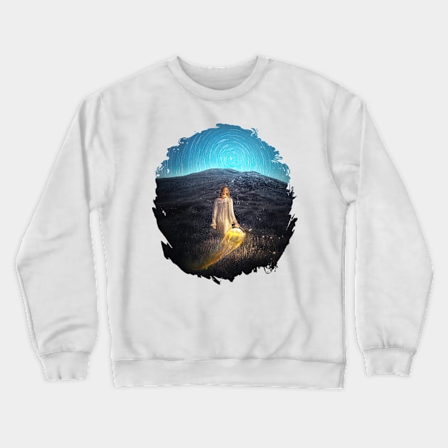 Lost Lunar Crewneck Sweatshirt by Feilvan